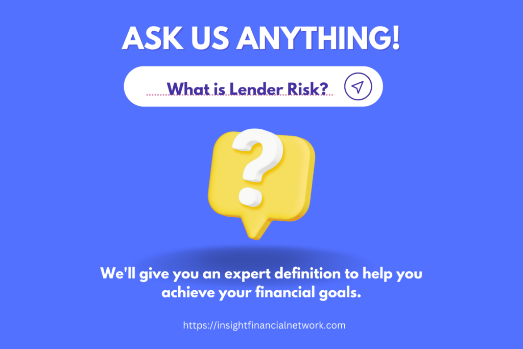 lender risk definition