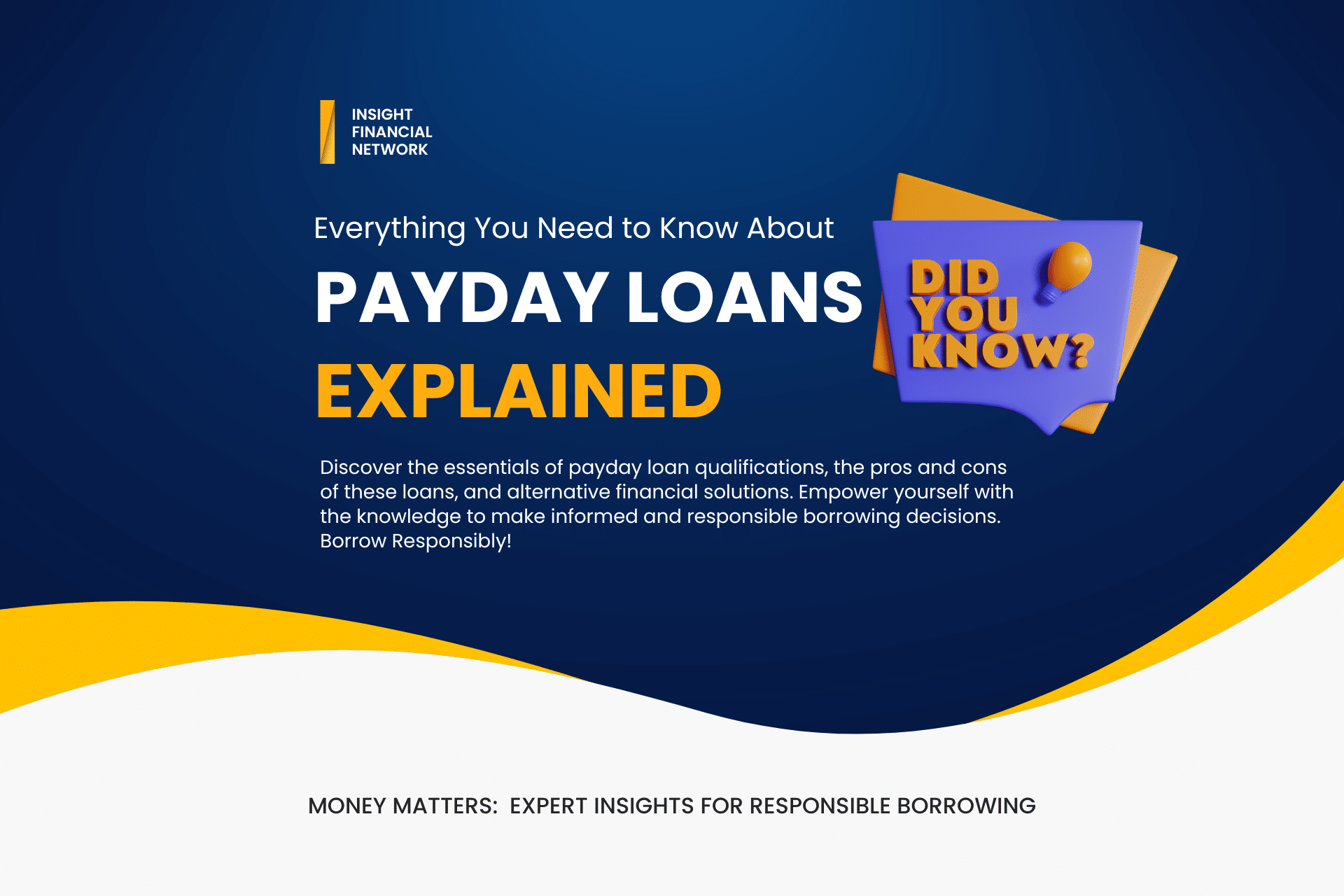 Payday Loans Explained